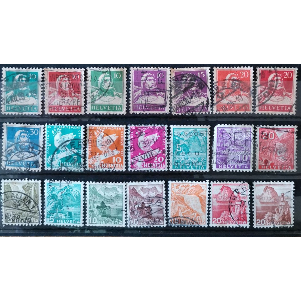 Sestava známek Švýcarsko lot-4292#