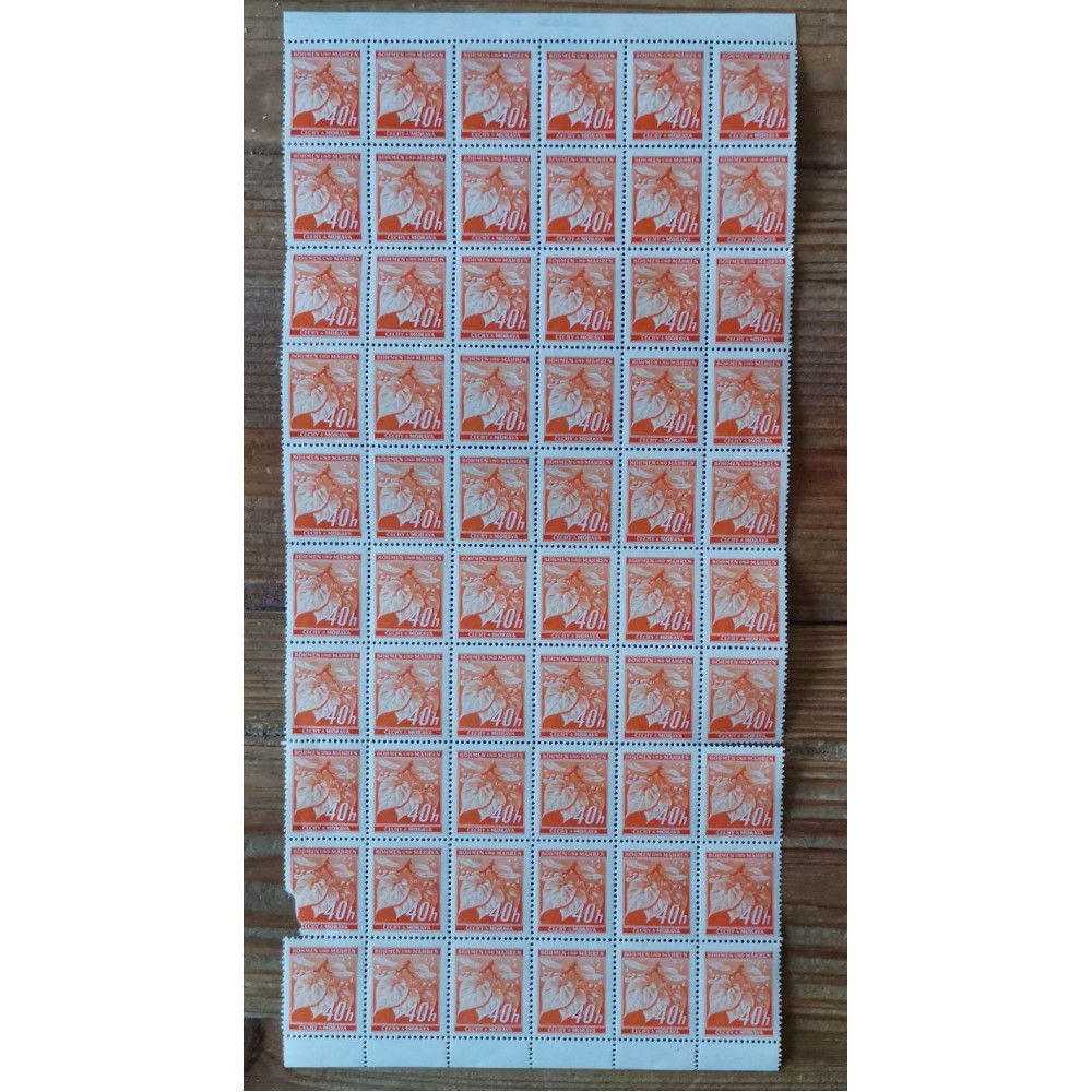 Blok známek Protektorát Čechy a Morava, Pof.26** 