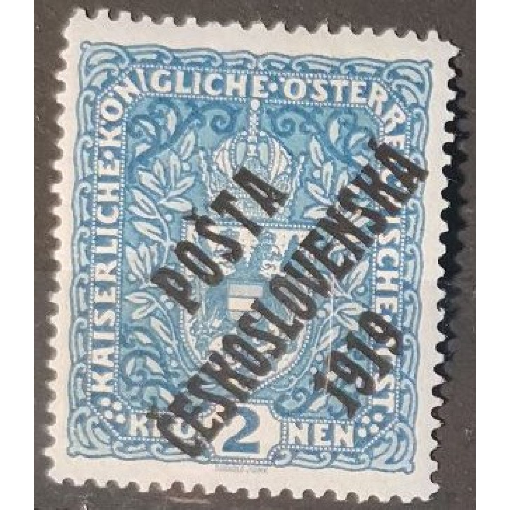 Selo Tchecoslováquia PČ 1919, 2K, Mi.55, MH* 