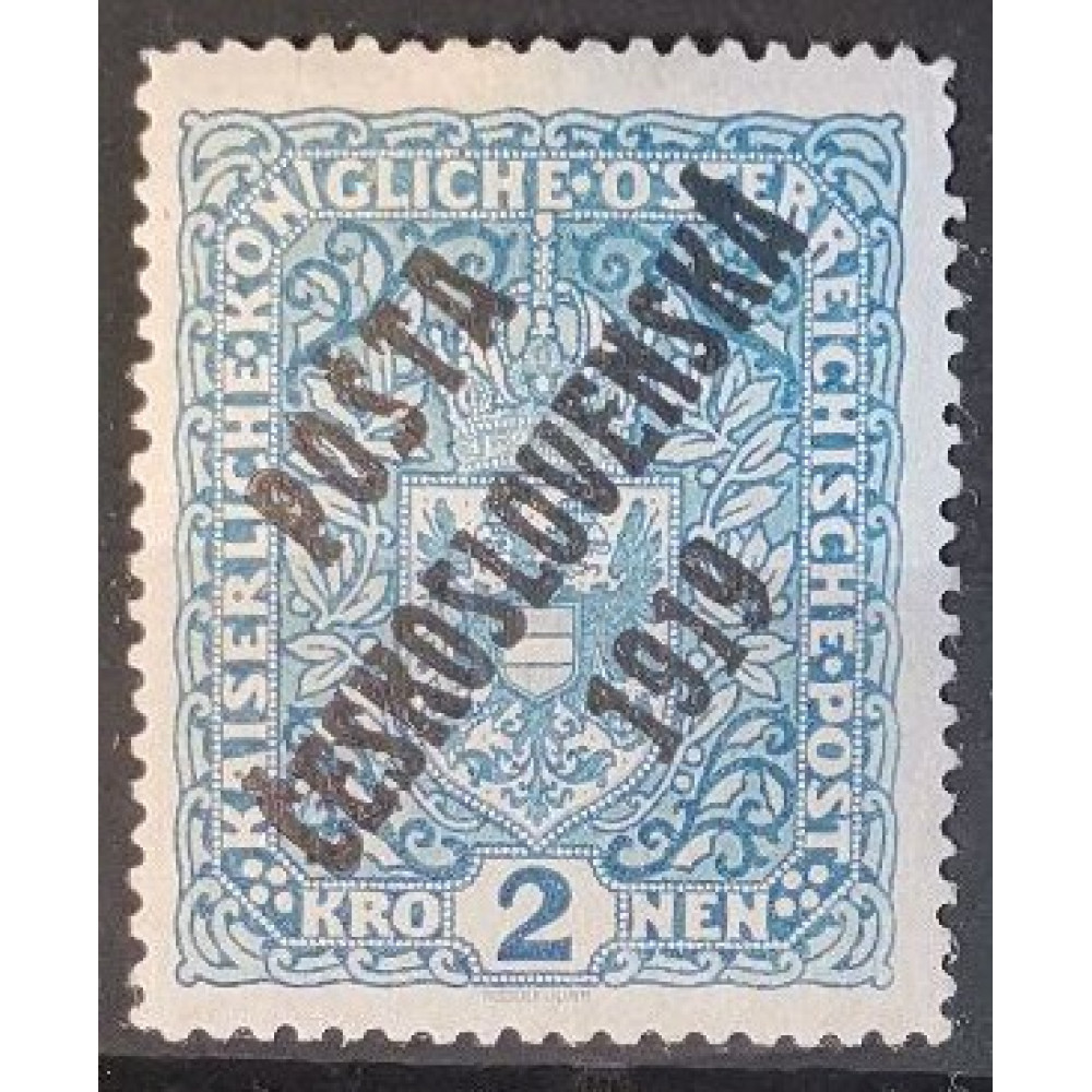 Selo Tchecoslováquia PČ 1919, 2K, Mi.55, MH* 