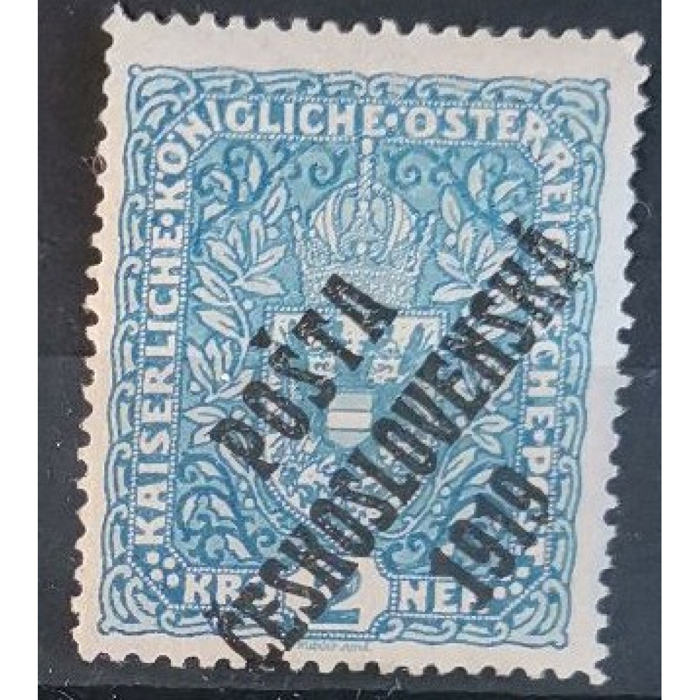 Selo Tchecoslováquia PČ 1919, 2K, Mi.55, MH* 