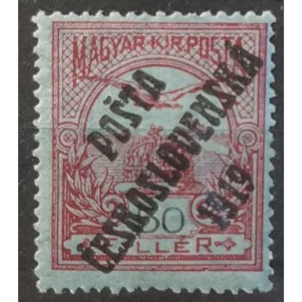 Selo Tchecoslováquia PČ 1919, 50f, Mi.108, MH* 