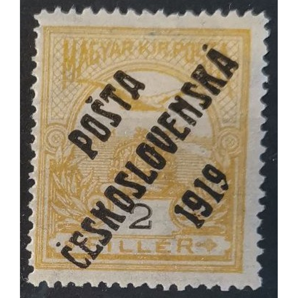 Selo Tchecoslováquia PČ 1919, 2f, Mi.105, MH* 