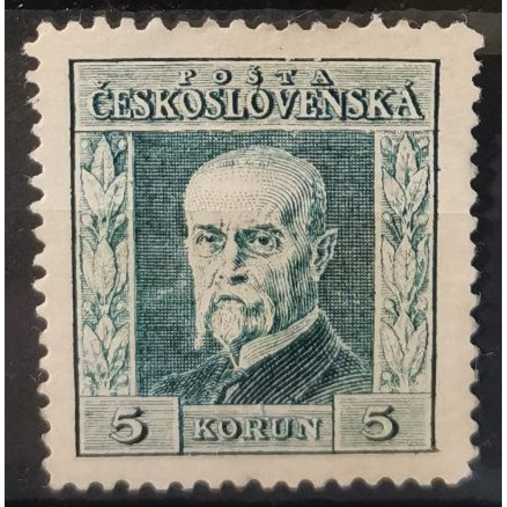 Sello Checoslovaquia, 5 Kč, Mi.227, MH* 