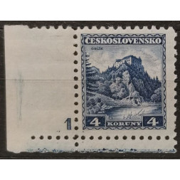 Briefmarken mit Kennzeichen Tschechoslowakie, 4 Kč, Mi.312, MNH** 