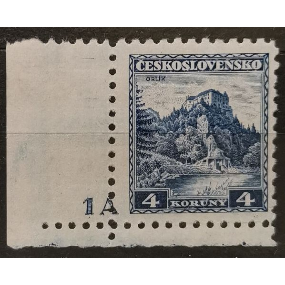 Briefmarken mit Kennzeichen Tschechoslowakie, 4 Kč, Mi.312, MNH** 