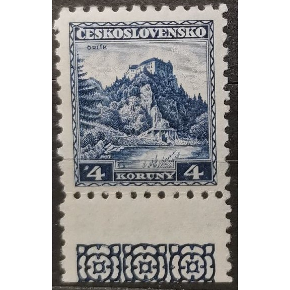 Sello Checoslovaquia, 4 Kč, Mi.312, MNH** 