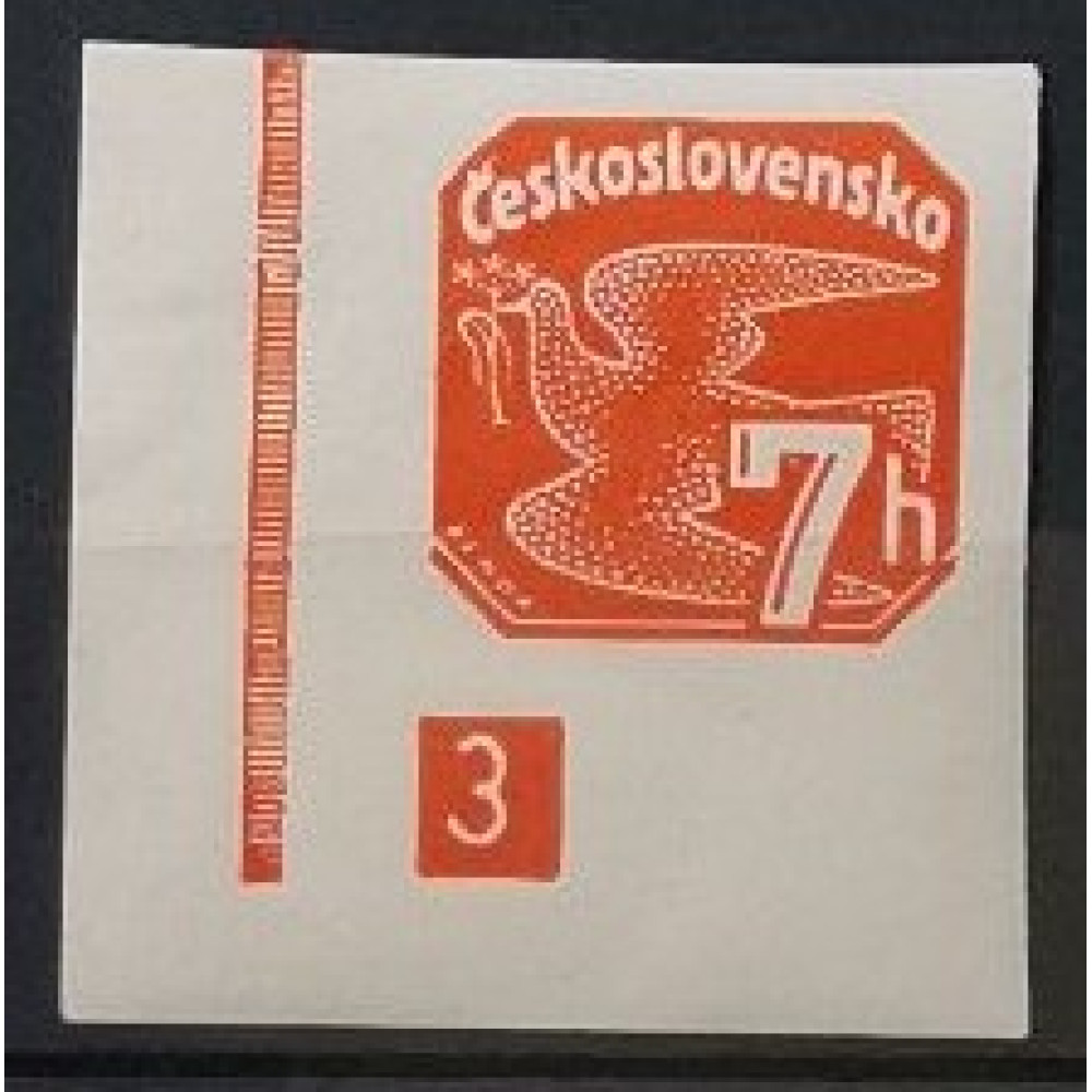 Briefmarken mit Kennzeichen Tschechoslowakie, 7h, Mi.366, MNH** 