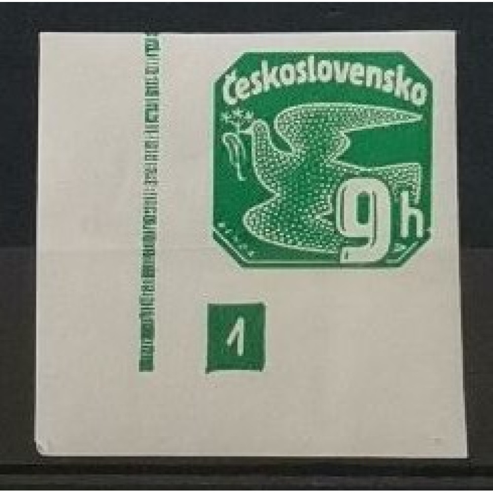 Briefmarken mit Kennzeichen Tschechoslowakie, 9h, Mi.367, MNH** 