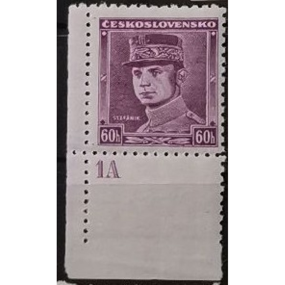 Briefmarken mit Kennzeichen Tschechoslowakie, 60h, Mi.349, MNH** 