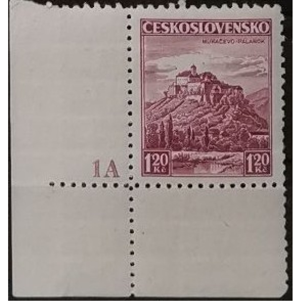 Briefmarken mit Kennzeichen Tschechoslowakie, 1,20 Kč, Mi.351, MNH** 