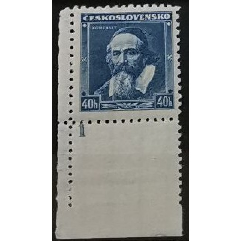 Briefmarken mit Kennzeichen Tschechoslowakie, 40h, Mi.347, MNH** 