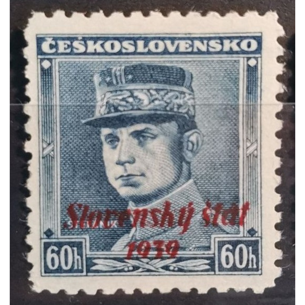 Sello Estado Eslovaco, 60H, Mi.11, MNH** 
