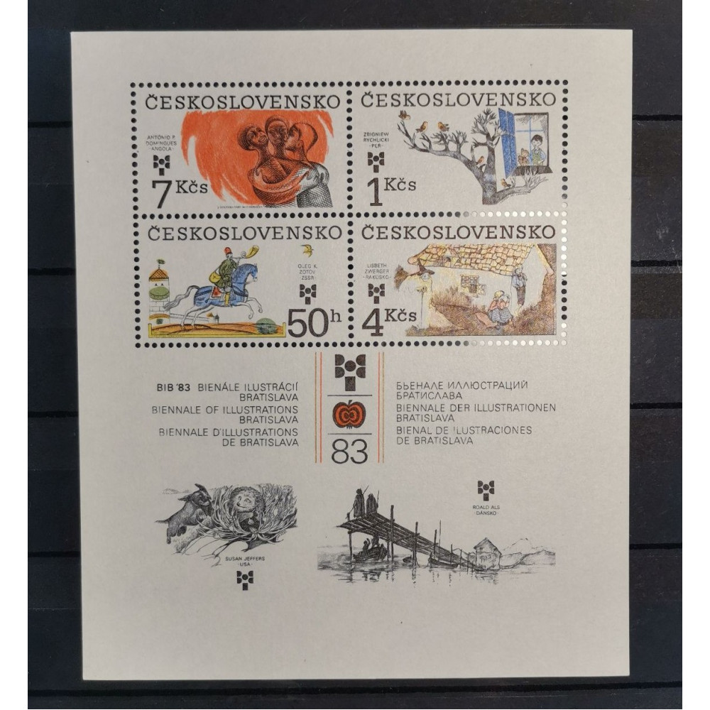 Hojita bloque Checoslovaquia, Mi.Block55, MNH** 