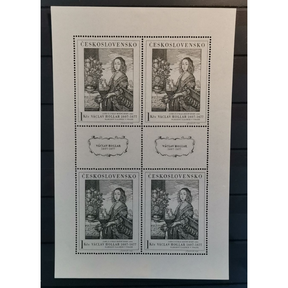Block PL Tschechoslowakie, 1Kčs, Mi., MNH** 