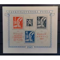 Block Czechoslovakia, 2+5+6 K, Mi.Block 6, MH* 