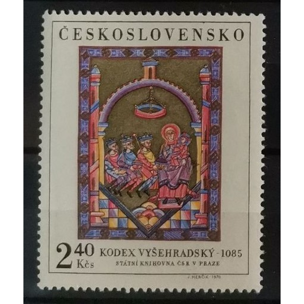 Známka ČSR, 2,40Kčs, Pof.1857** 