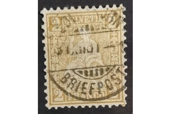 Známka Švýcarsko, 2(C), Mi.36# 