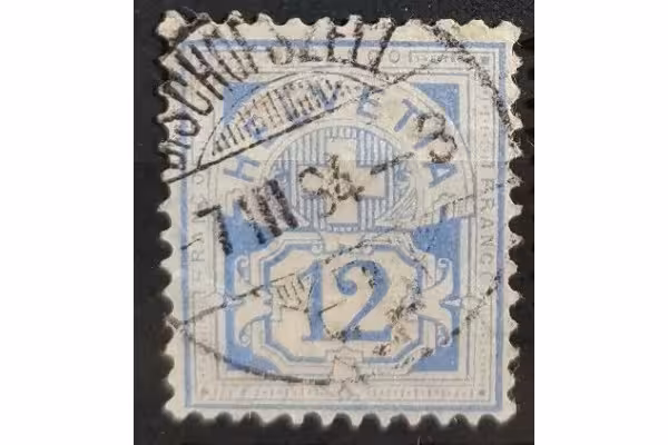 Známka Švýcarsko, 12(C), Mi.48# 