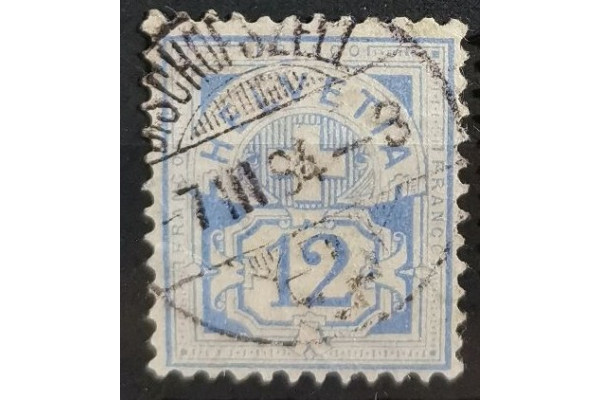 Známka Švýcarsko, 12(C), Mi.48# 