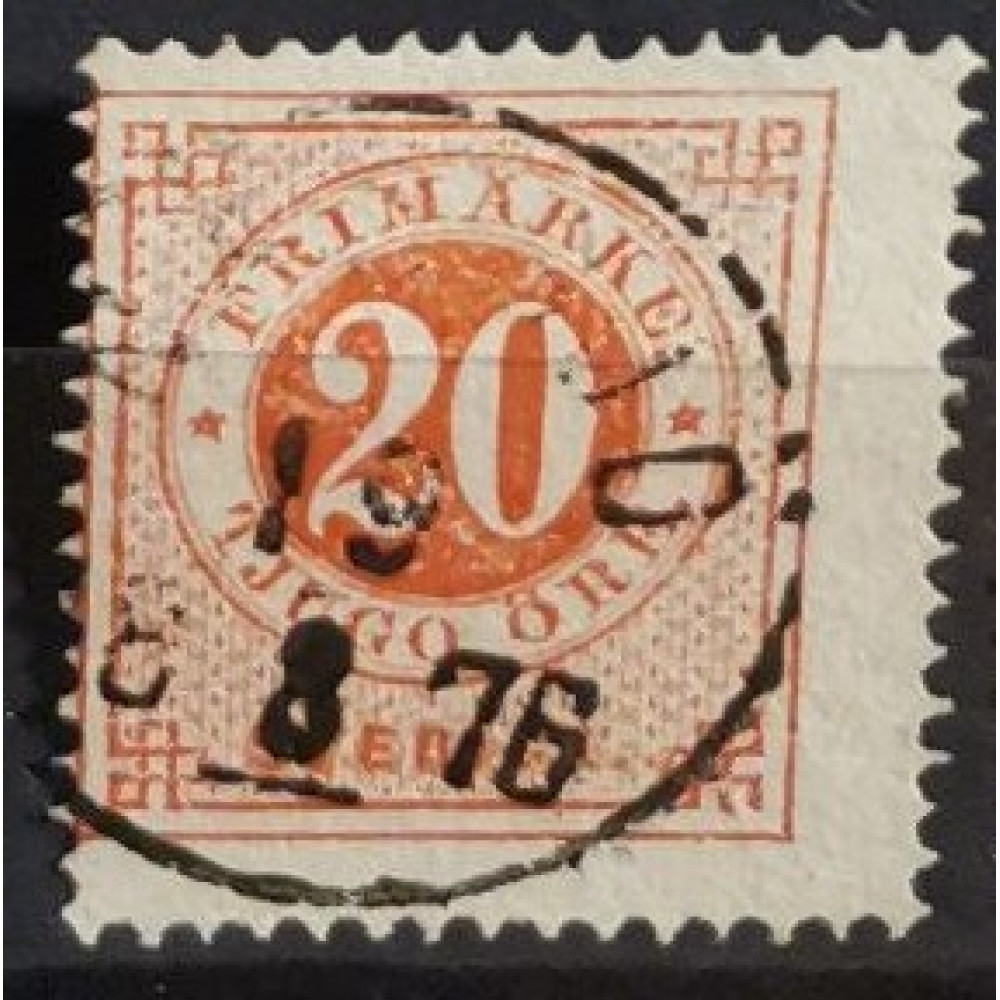 Briefmarke Schweden, 20 öre, Mi.22Aa, Used/# 