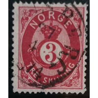 Známka Norsko, 3 skilling, Mi.18a# 