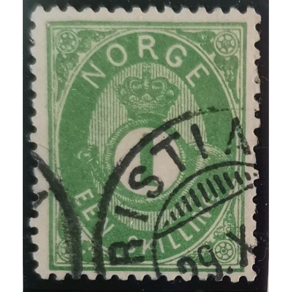 Stamp Norway, 1 skilling, Mi.16, Used/# 