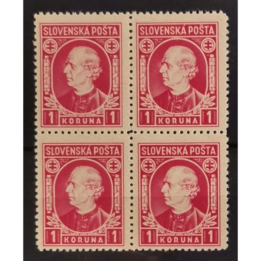Bloque de cuatro Estado Eslovaco, Mi.30x, MNH** 
