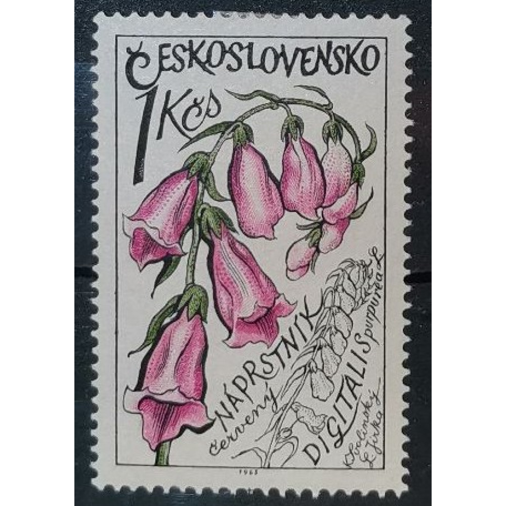 Briefmarke Tschechoslowakie, 1Kčs, Mi.1586, MH* 