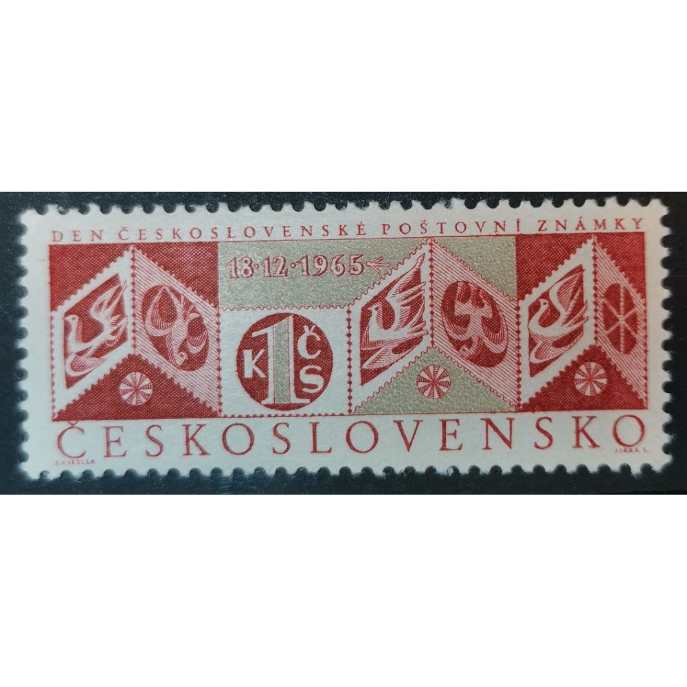 Sello Checoslovaquia, 1Kčs, Mi.1590, MH* 