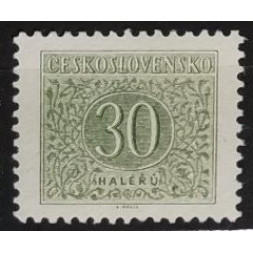 Známka ČSR, 30 h, Pof.D81A** 