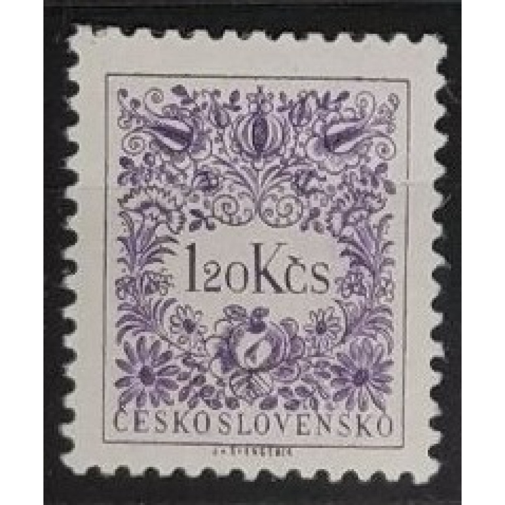 Selo Tchecoslováquia, 1.20 Kčs, Mi.Porto86A, MNH** 