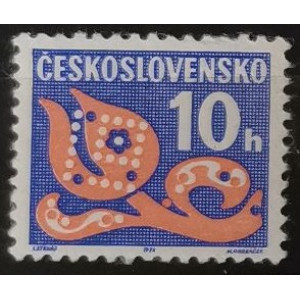 1971 - doplatní známky - květy