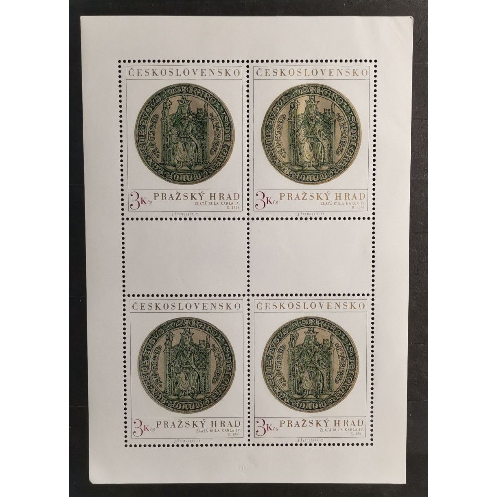 Bloco PL Tchecoslováquia, 3Kčs, Mi., MNH** 