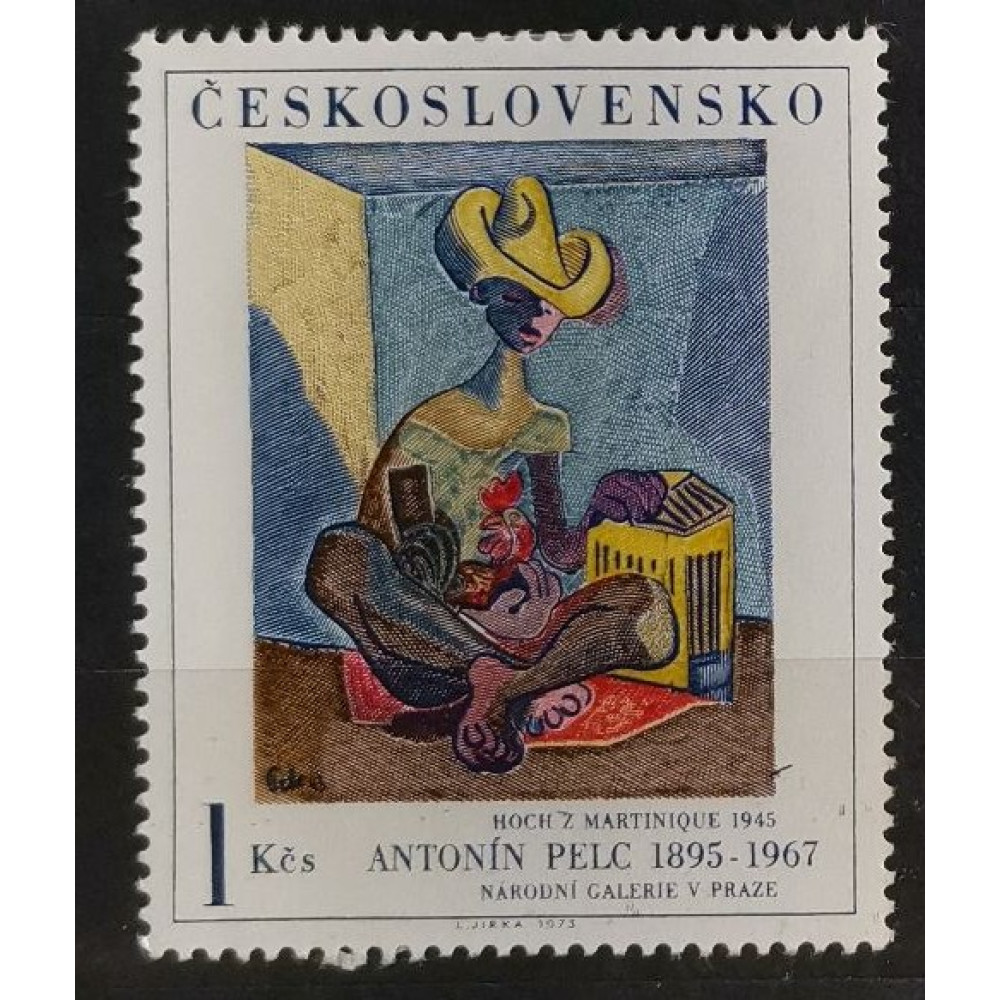Selo Tchecoslováquia, 1Kčs, Mi.2172 b, MNH** 