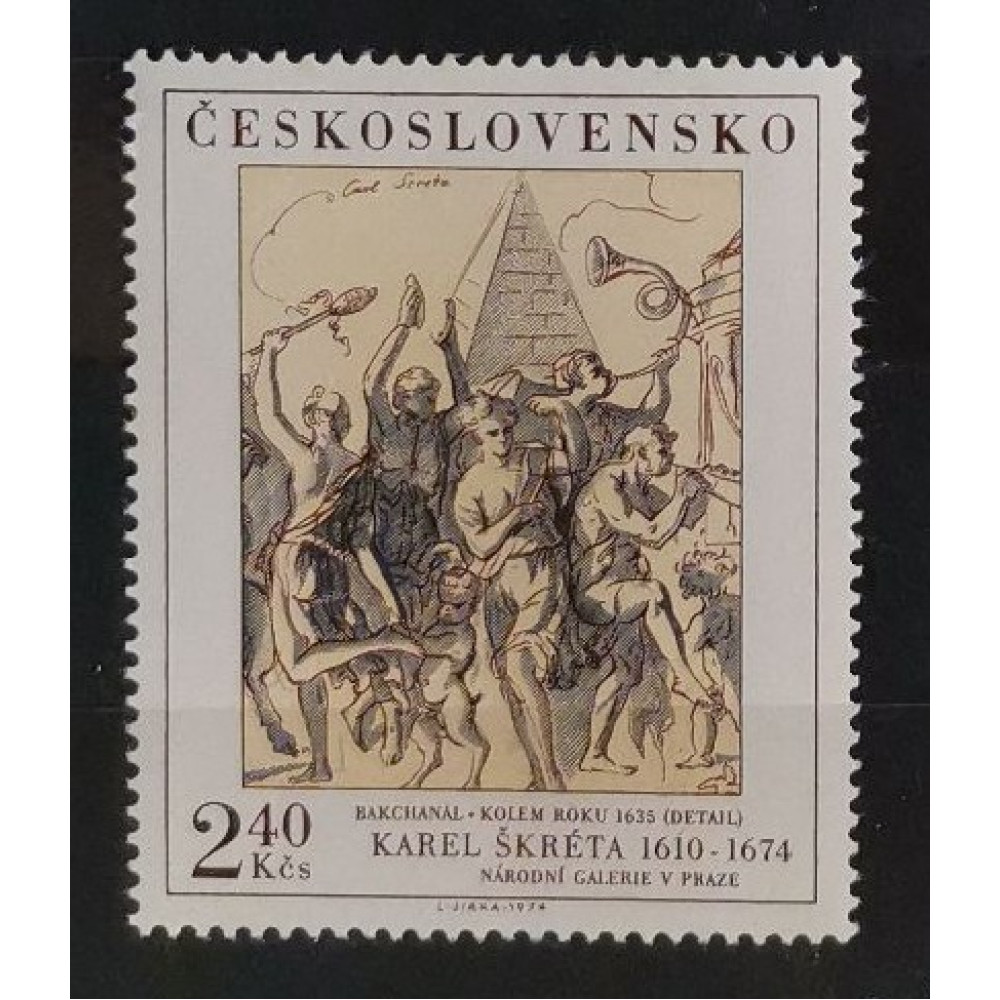 Briefmarke Tschechoslowakie, 2,40Kčs, Mi.2236, MNH** 