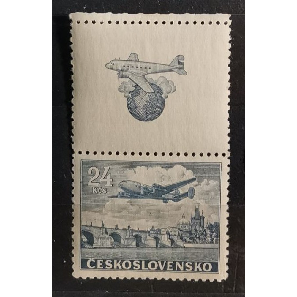 Briefmarke mit Ziefeldern Tschechoslowakie, 24 Kčs, Mi., MNH** 
