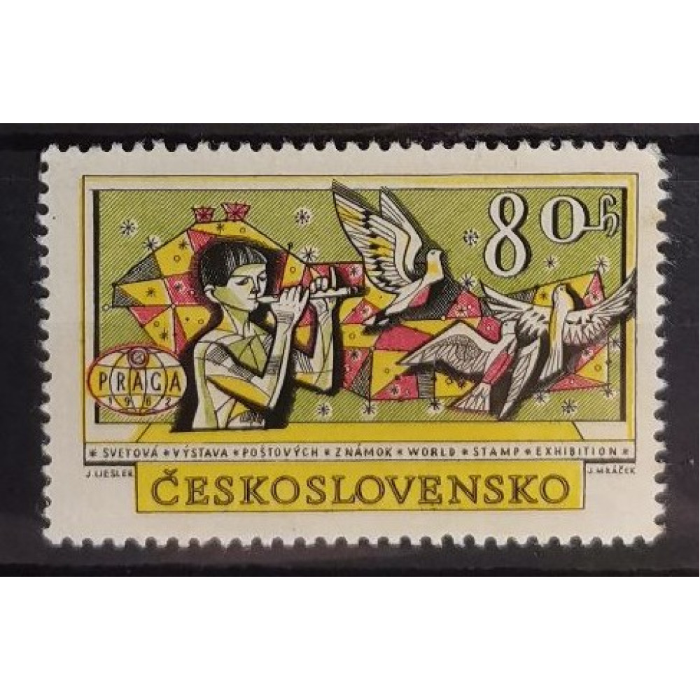 Sello Checoslovaquia, 80h, Mi.1357, MNH** 