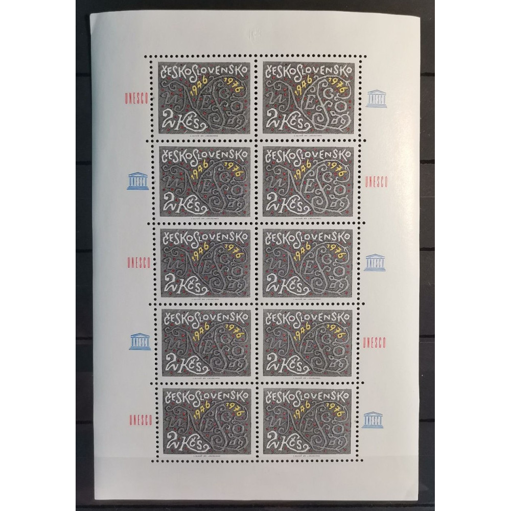 Hojita bloque Checoslovaquia, 2Kčs, Mi., MNH** 
