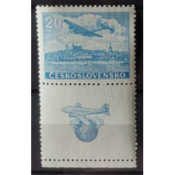 Briefmarke mit Ziefeldern Tschechoslowakie, 20 Kčs, Mi.496, MH* 