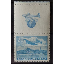 Briefmarke mit Ziefeldern Tschechoslowakie, 20 Kčs, Mi.496, MH* 