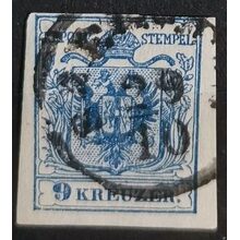Známka Rakousko, 9Kr, Mi.5Y# 