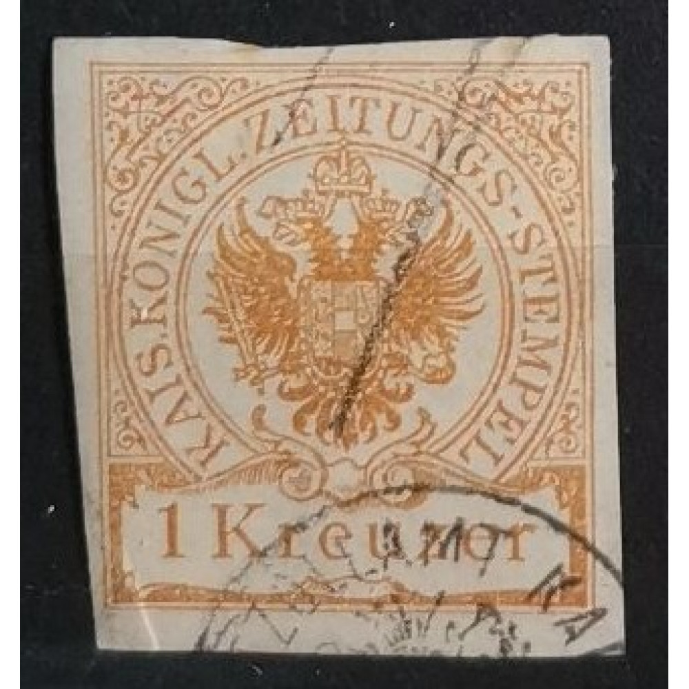 Selo Áustria, 1 Kr, Z7, Usado/# 