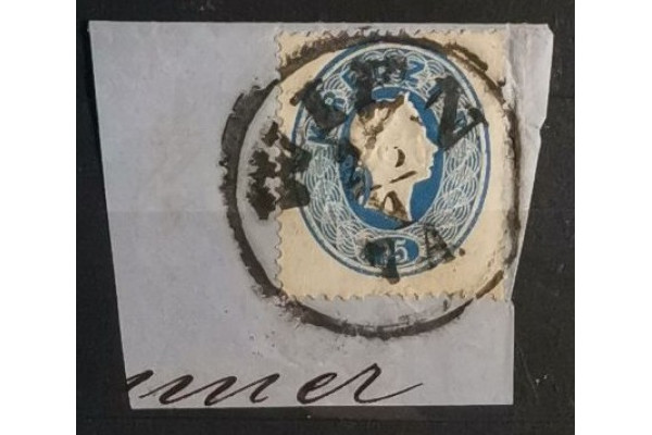 Známka Rakousko, 15Kr, Mi.22# 