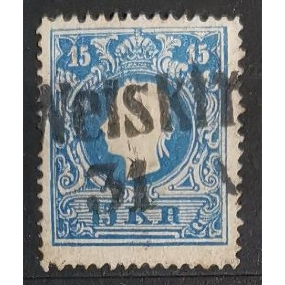 Selo Áustria, 15Kr, Mi.15II, Usado/# 