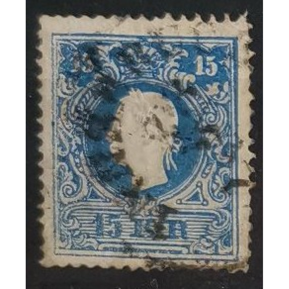 Známka Rakousko, 15Kr, Mi.15II# 