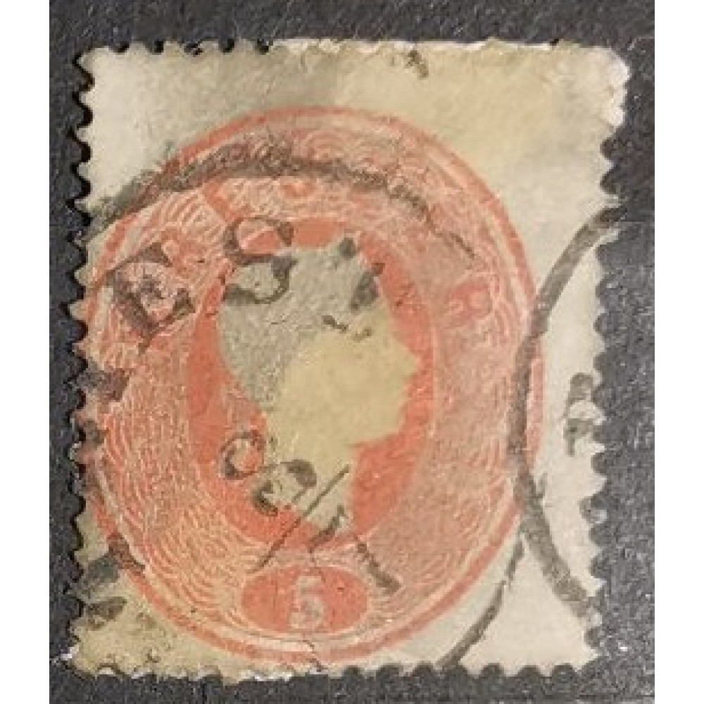 Sello Austria, 5Kr, Mi.20, Usado/# 