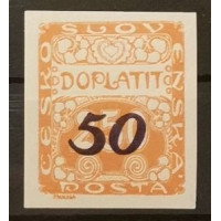 Stamp Czechoslovakia, 50/250h, Mi.29, MNH** 