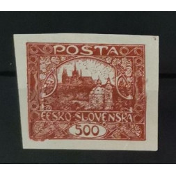 Známka ČSR, 500h, Pof.25* 