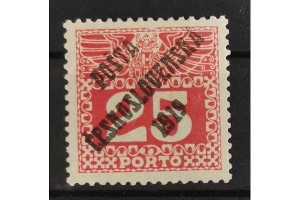 Známka ČSR PČ 1919, 25h, Pof.69** 
